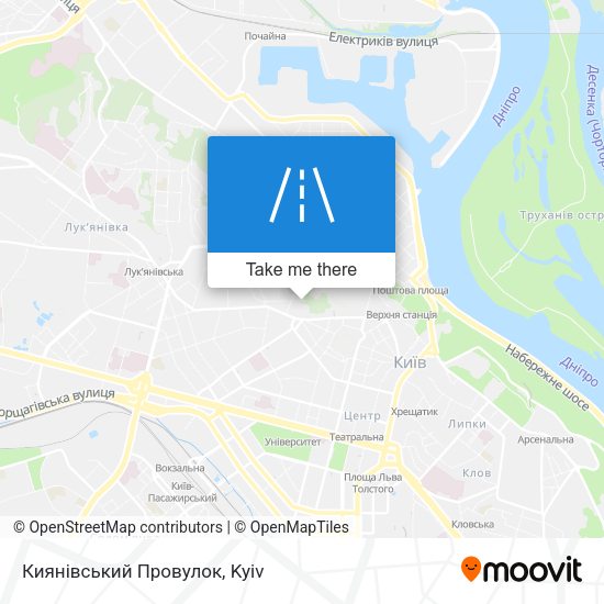 Киянівський Провулок map