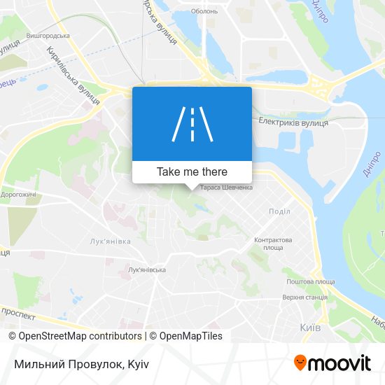 Мильний Провулок map