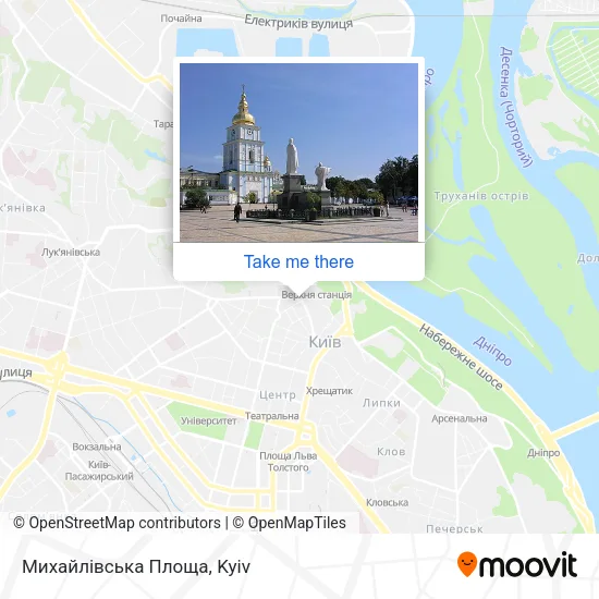 Карта Михайлівська Площа