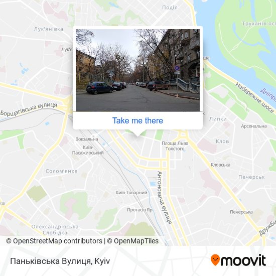 Паньківська Вулиця map