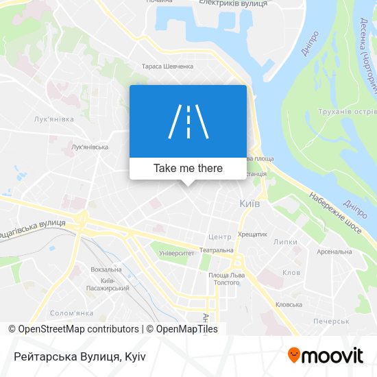 Рейтарська Вулиця map