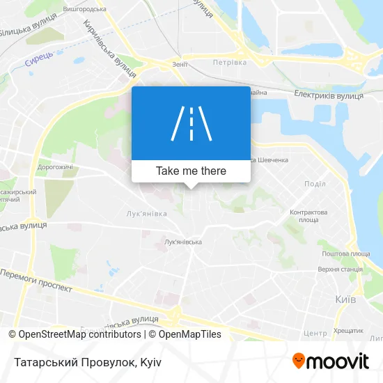 Карта Татарський Провулок