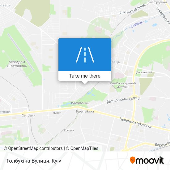 Толбухіна Вулиця map