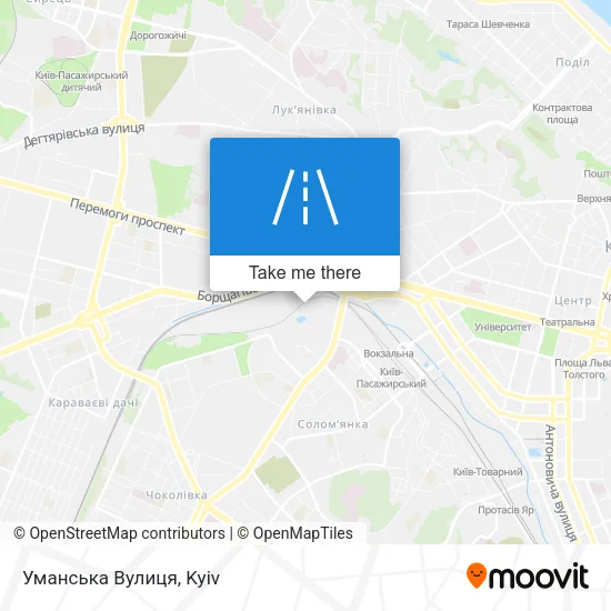 Карта Уманська Вулиця