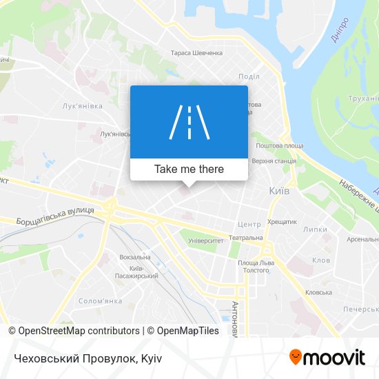 Чеховський Провулок map