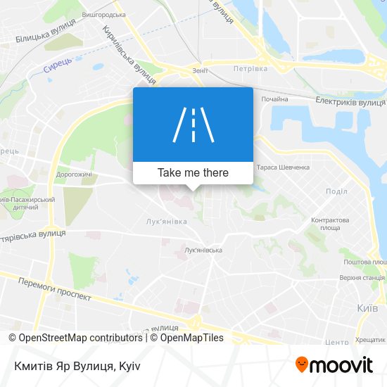 Кмитів Яр Вулиця map