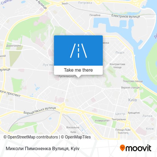 Миколи Пимоненка Вулиця map