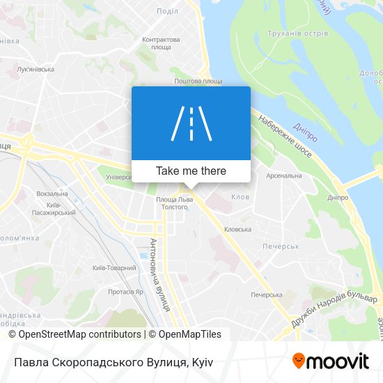 Павла Скоропадського Вулиця map