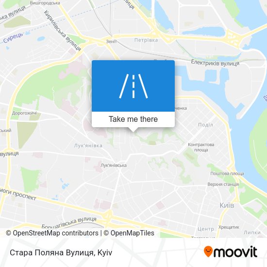 Стара Поляна Вулиця map