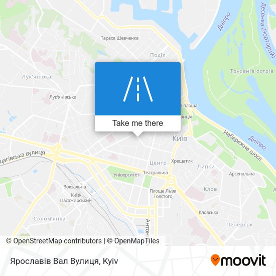 Ярославів Вал Вулиця map