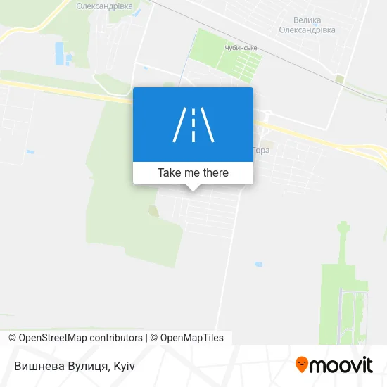 Карта Вишнева Вулиця