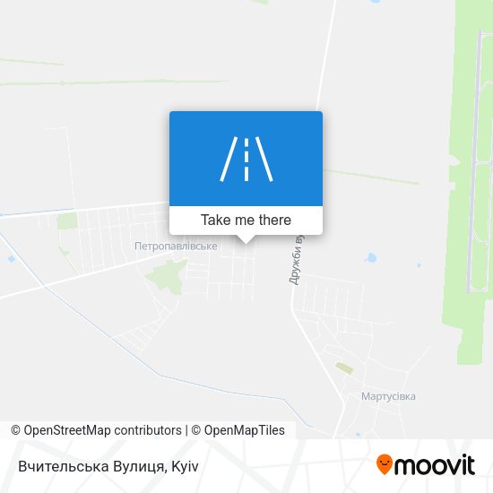 Вчительська Вулиця map