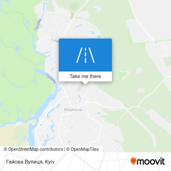 Гайова Вулиця map
