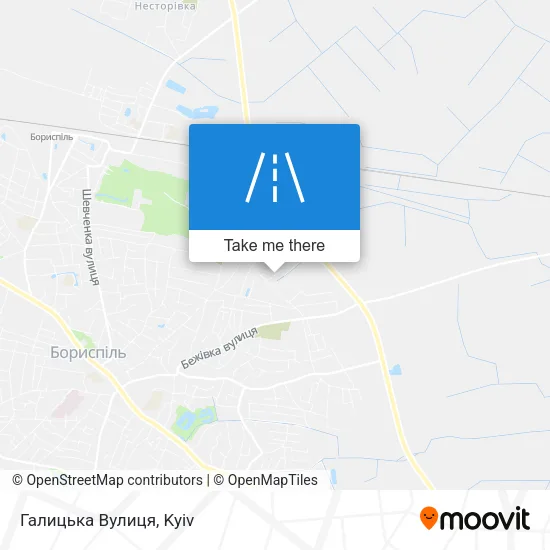 Карта Галицька Вулиця