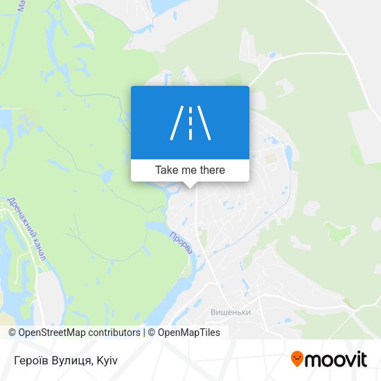 Героїв Вулиця map