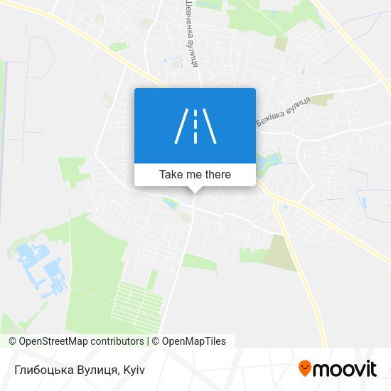 Глибоцька Вулиця map