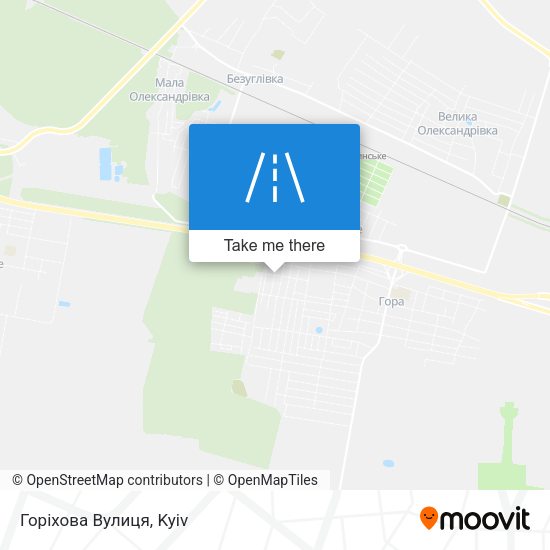 Горіхова Вулиця map