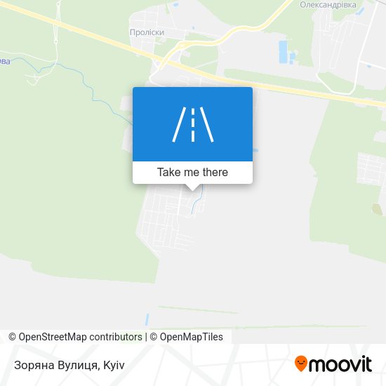 Зоряна Вулиця map
