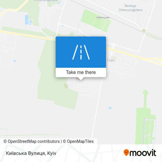 Київська Вулиця map