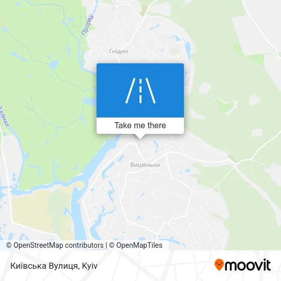 Київська Вулиця map