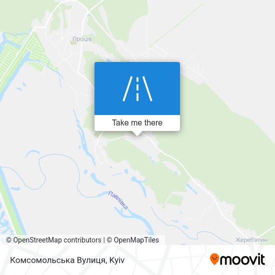 Комсомольська Вулиця map