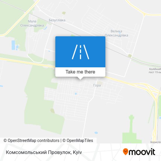 Комсомольський Провулок map
