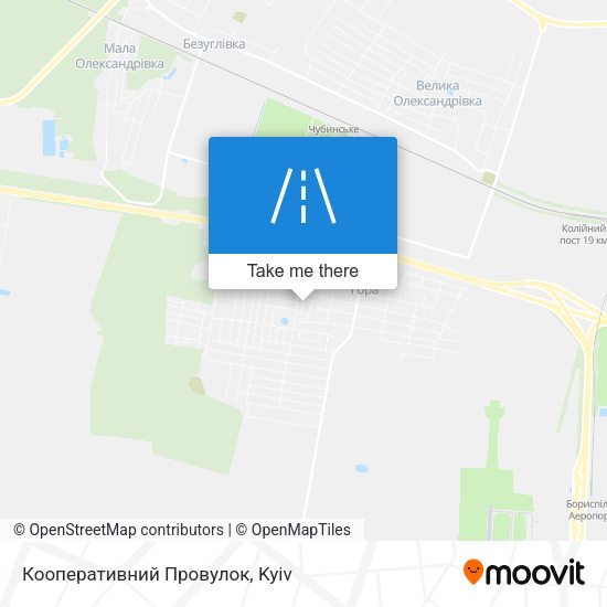 Кооперативний Провулок map
