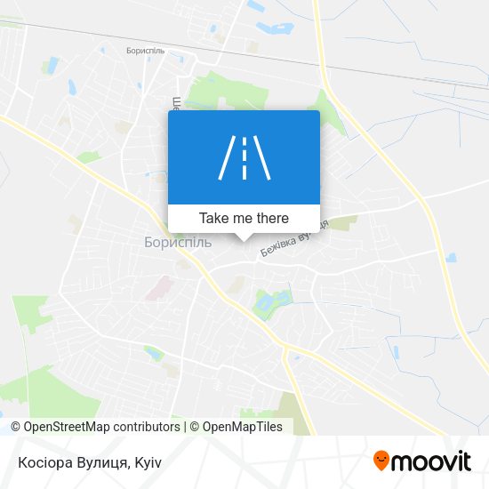 Косіора Вулиця map