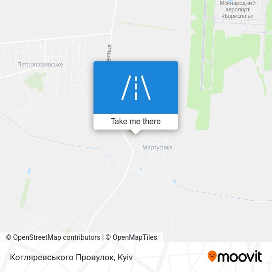 Котляревського Провулок map