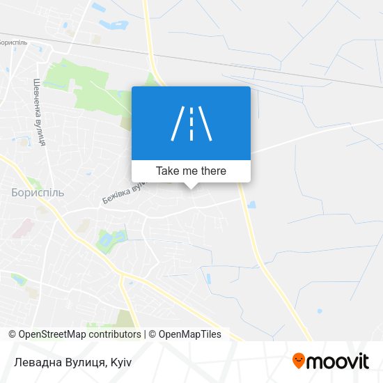 Левадна Вулиця map