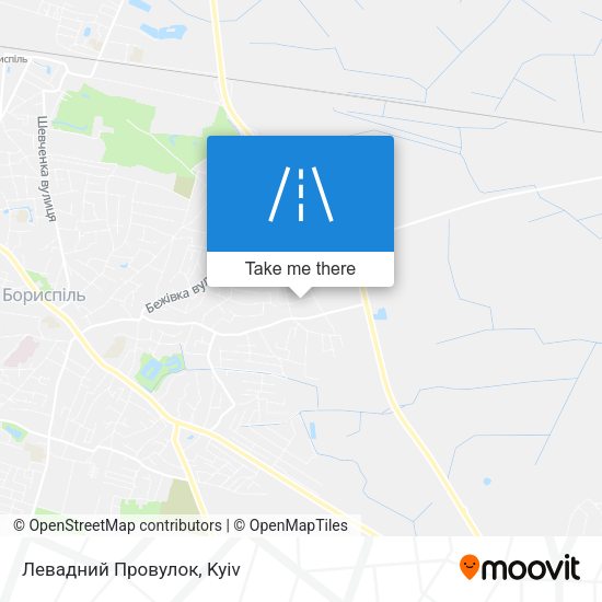 Левадний Провулок map