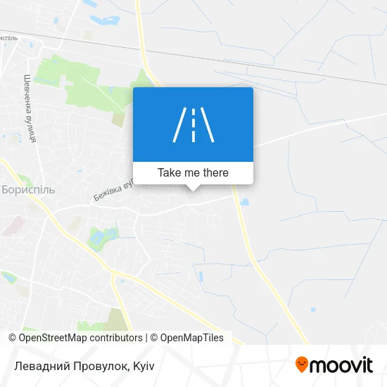 Карта Левадний Провулок