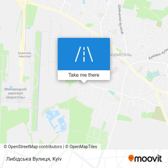 Либідська Вулиця map