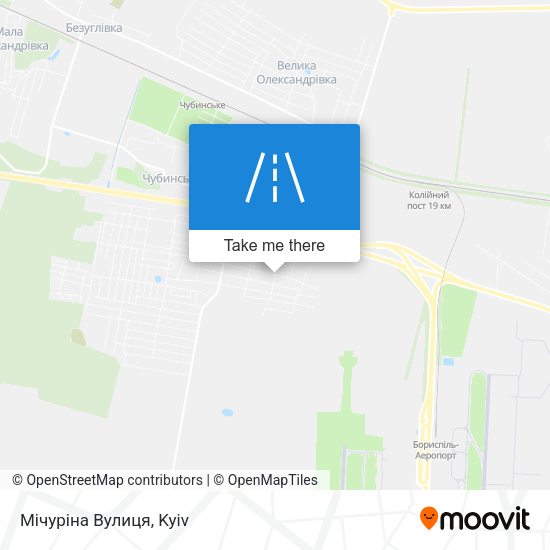 Мічуріна Вулиця map