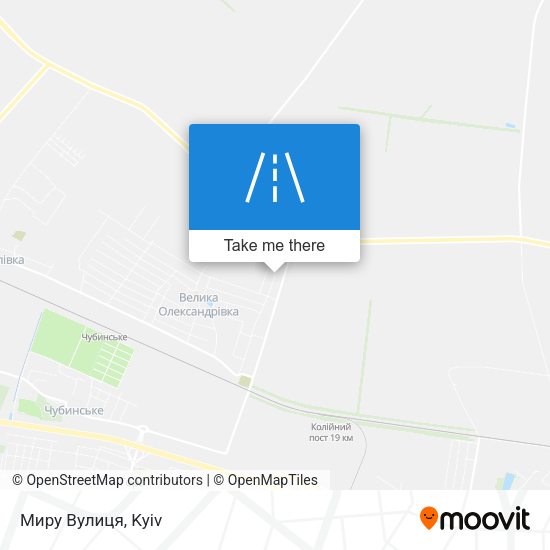 Миру Вулиця map