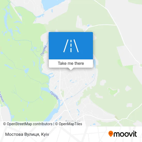 Карта Мостова Вулиця
