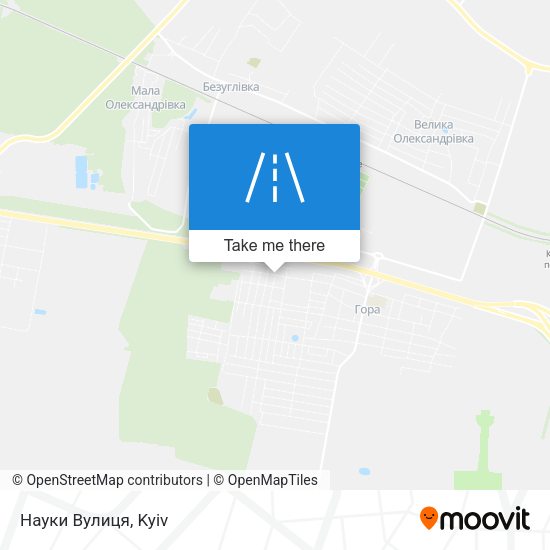 Науки Вулиця map