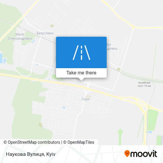 Наукова Вулиця map