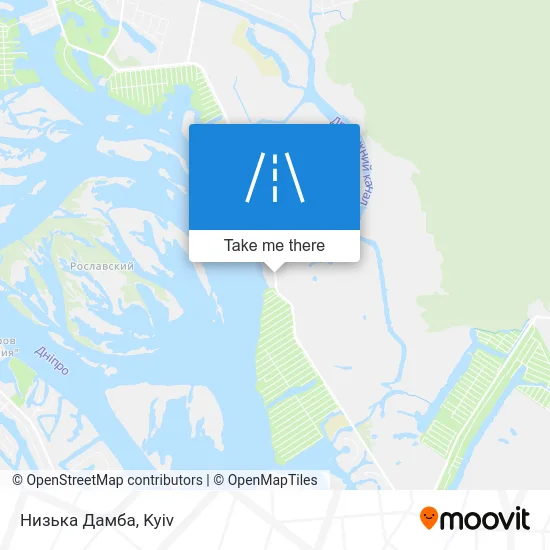 Карта Низька Дамба