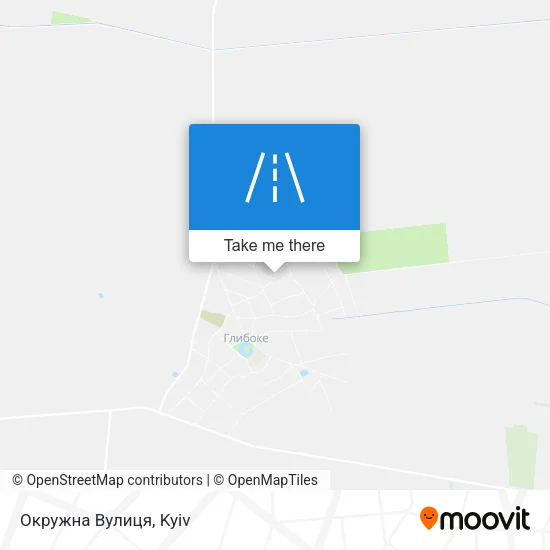 Карта Окружна Вулиця