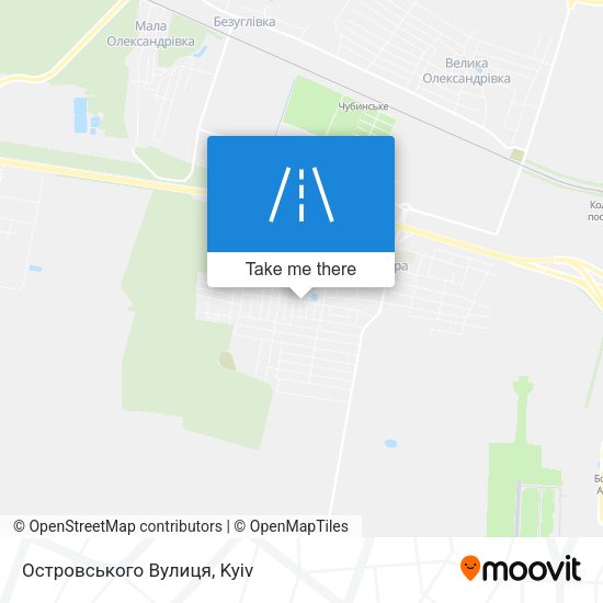 Островського Вулиця map