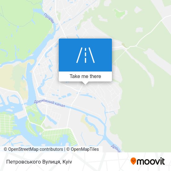 Петровського Вулиця map