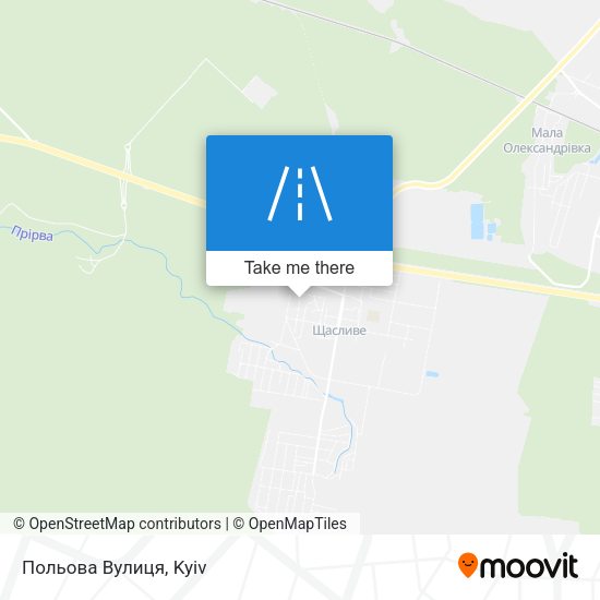 Польова Вулиця map