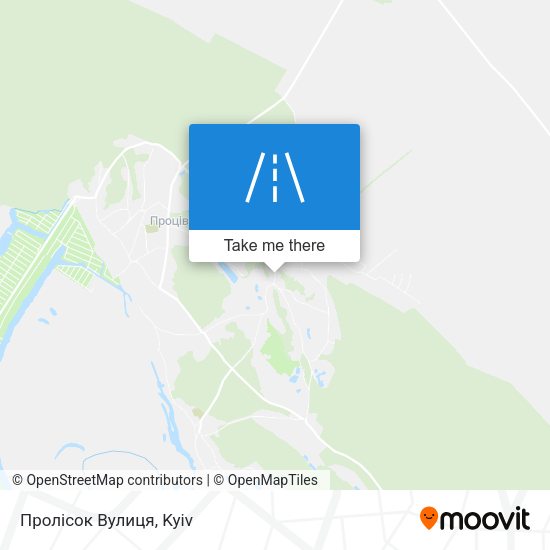 Пролісок Вулиця map