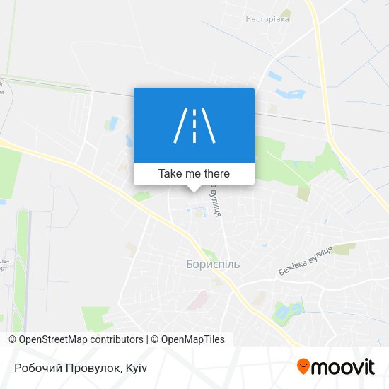 Робочий Провулок map