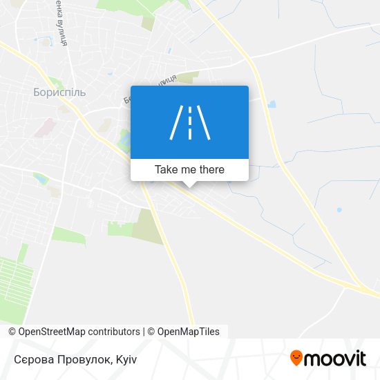Сєрова Провулок map