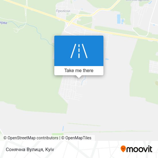 Сонячна Вулиця map