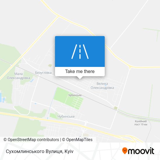 Сухомлинського Вулиця map