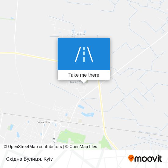 Східна Вулиця map
