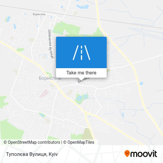 Туполєва Вулиця map
